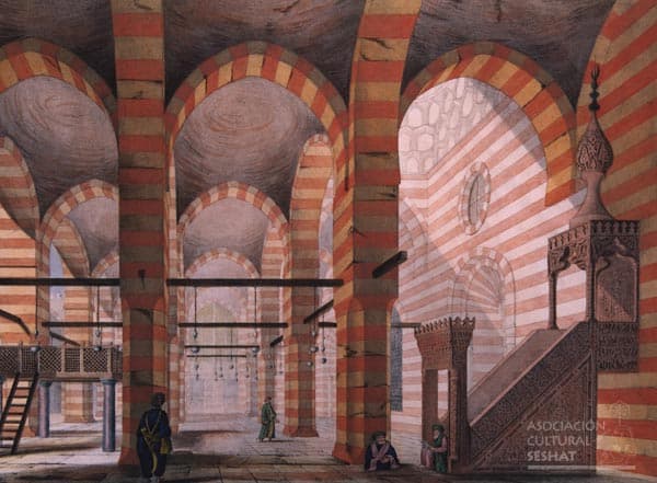 Mihrab de Barqouq, archivo Pascal Coste